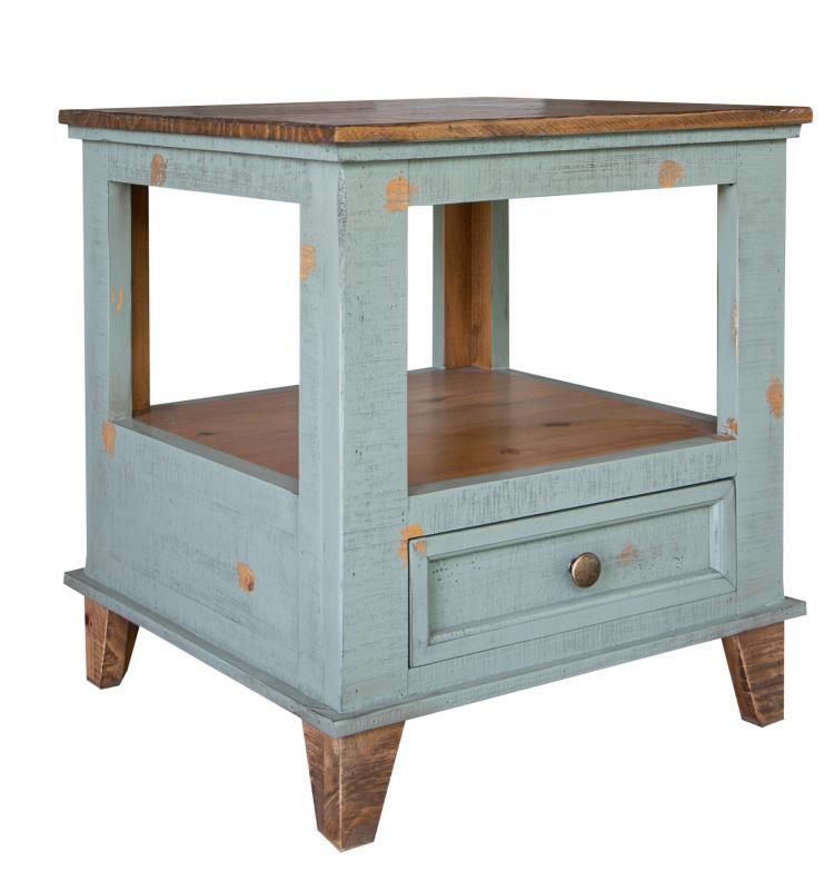 TOSCANA 1 DRAWER END TABLE