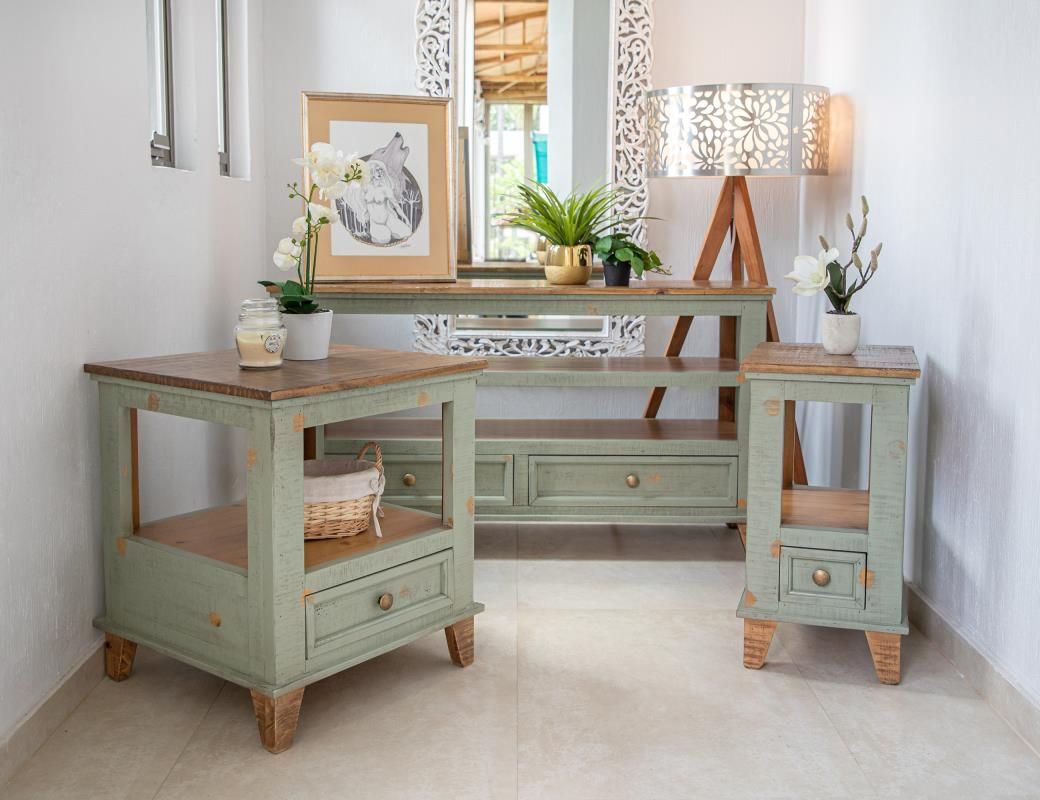 TOSCANA 2 DRAWER SOFA TABLE
