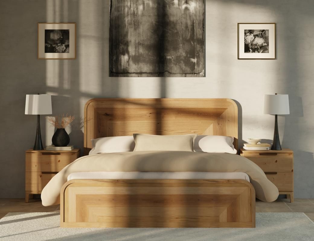 SANTA ROSA KING BEDROOM SET WITH 2 NIGHTSTANDS &amp; 1 6 DRAWER DRESSER
