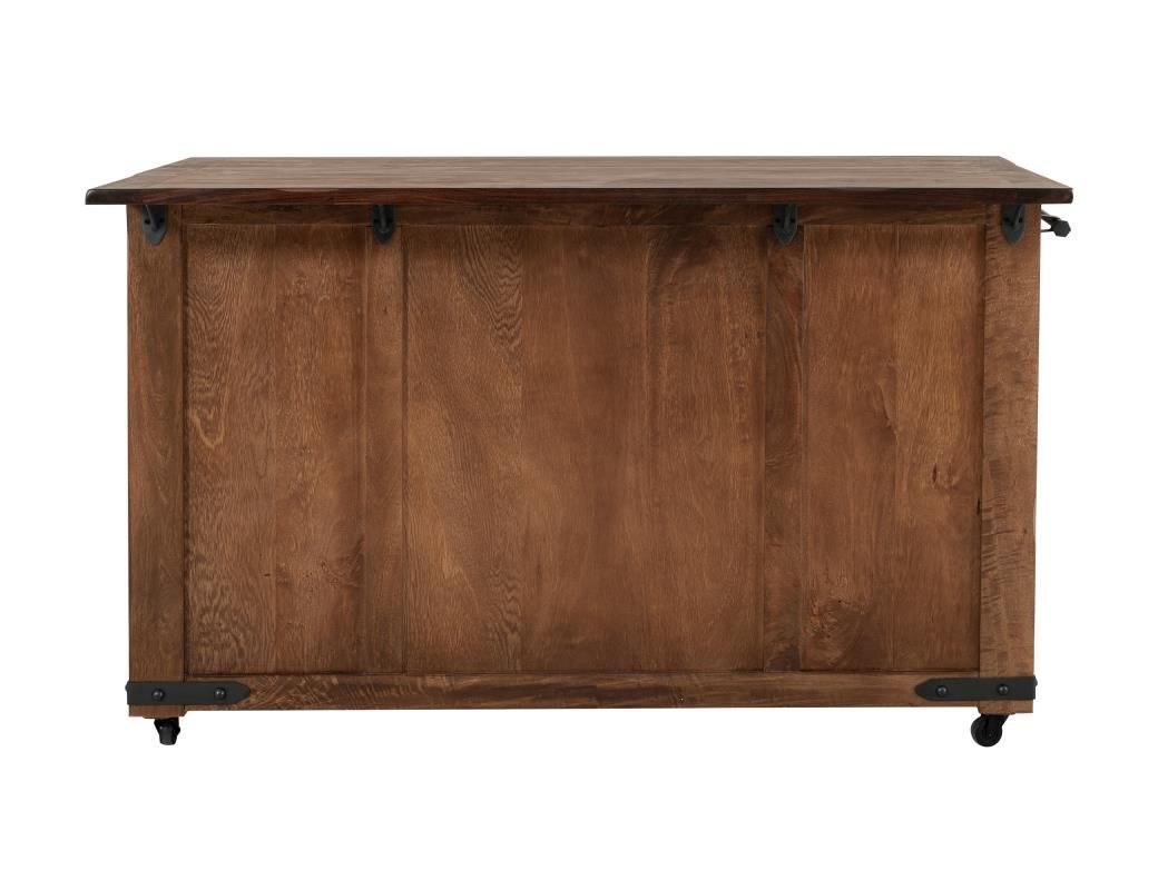 PAROTA 3 DRAWER 4 DOORS 2 SLIDING DOORS KITCHEN ISLAND
