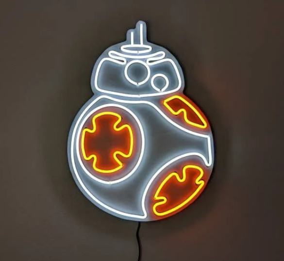 Star Wars BB8 droid LED neon sign