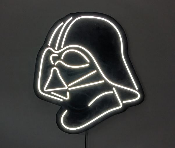 Star Wars Darth Vader helmet LED neon sign