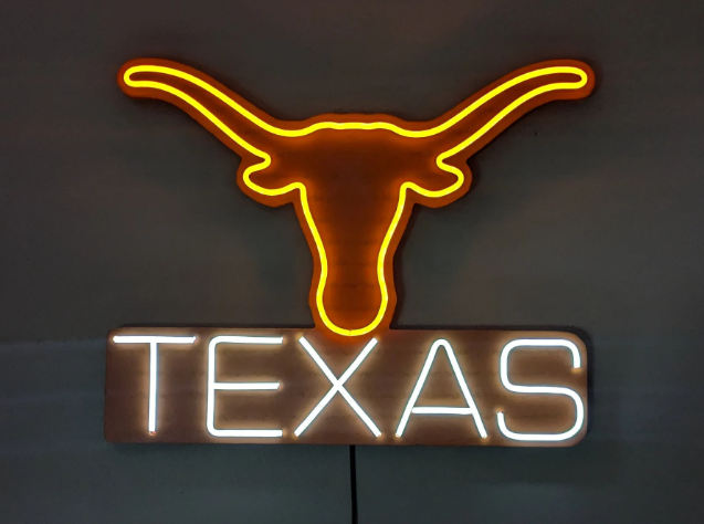Texas Longhorns LED neon sign