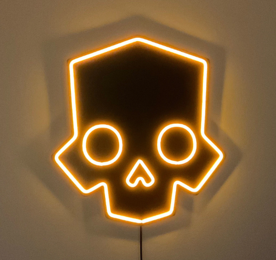 Helldivers 2 LED neon sign, DEMOCRACY!!!