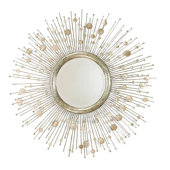 Century Furniture Grand Tour Silver Antique Mirror