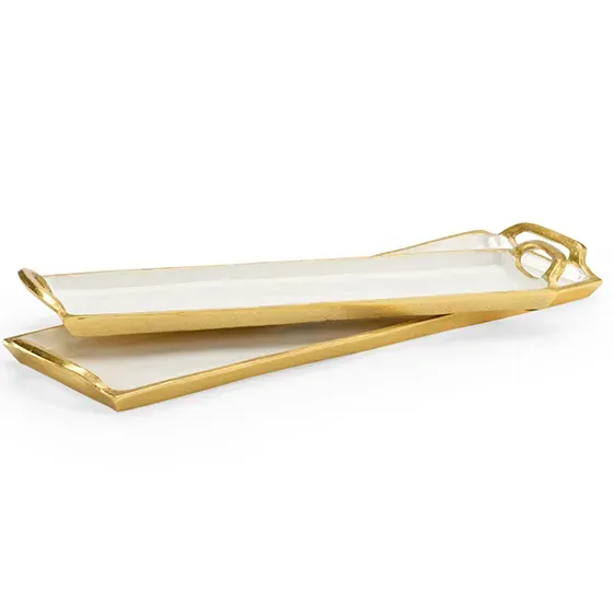 Enamel Tray Chelsea House White