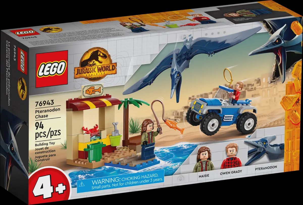 LEGO Jurassic World Achtervolging van Pteranodon 76943
