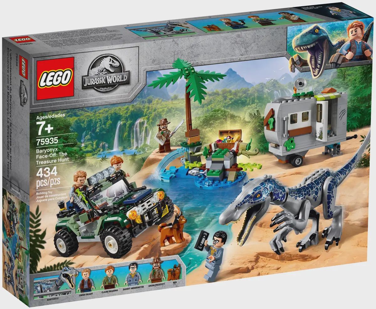 LEGO Jurassic World Confrontatie met Baryonyx: de schattenjacht 75935
