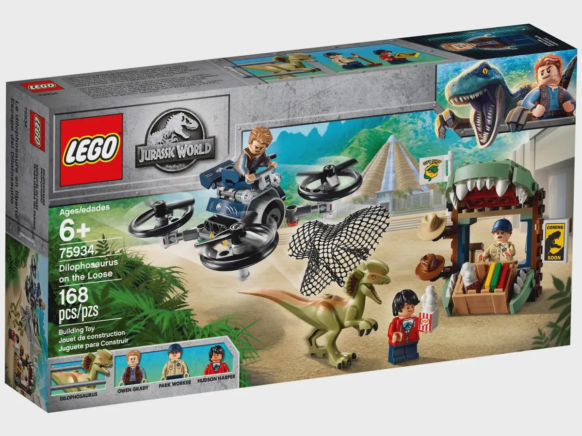 LEGO Jurassic World Dilophosaurus ontsnapt 75934
