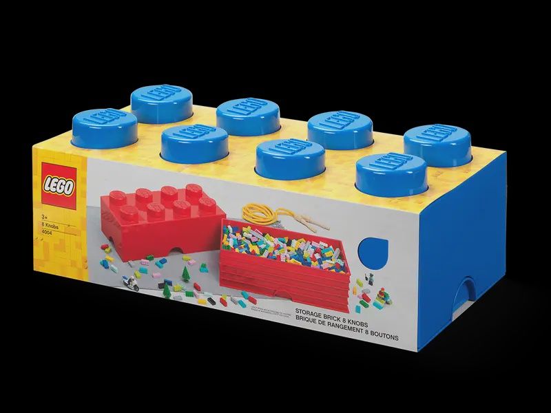 LEGO opbergsteen met 8 noppen – Blauw