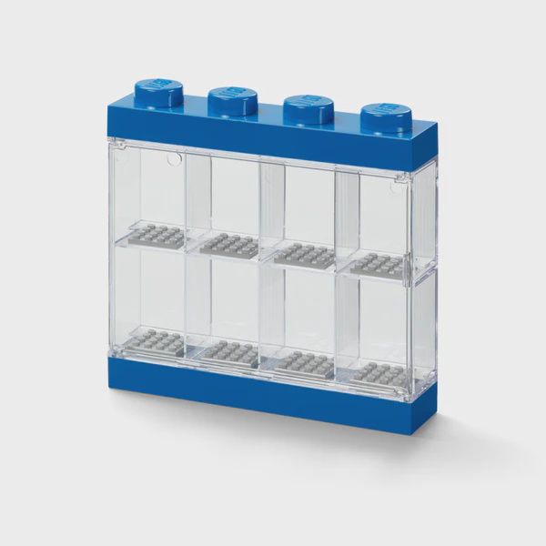 LEGO Classic Minifigure Display Case 8 BLAUW 4065