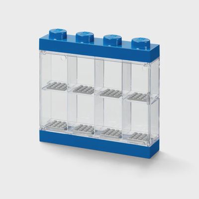 LEGO Classic Minifigure Display Case 8 BLAUW 4065