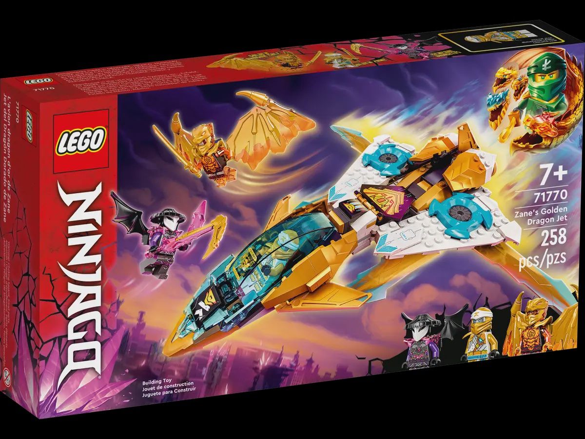 LEGO Ninjago Zane&#39;s gouden drakenvliegtuig 71770
