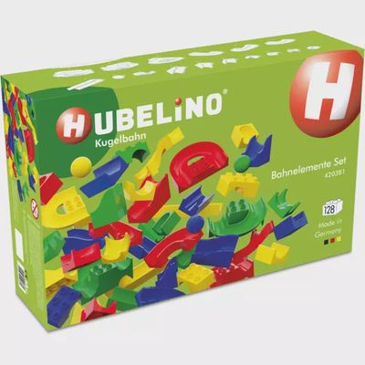 HUBELINO Knikkerbaan Elementenset 128 stuks