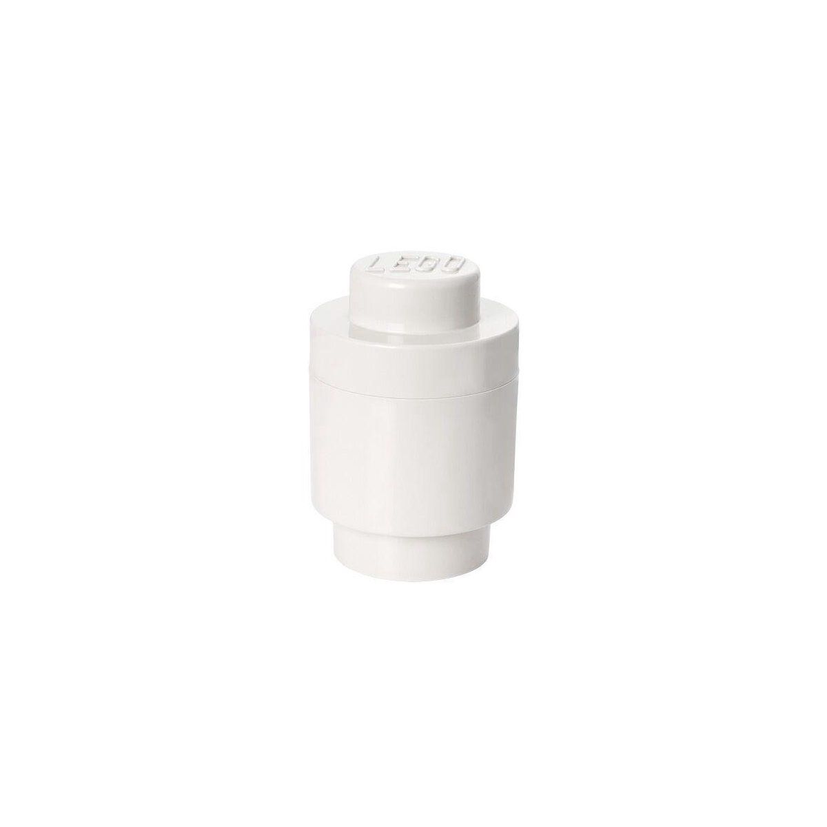 LEGO opbergsteen Brick 1 Rond Wit