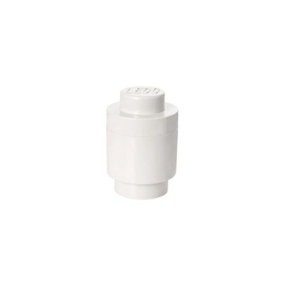 LEGO opbergsteen Brick 1 Rond Wit
