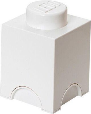 LEGO opbergsteen Brick 1 wit