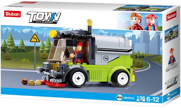 Sluban Town Veegwagen M38-B0781A