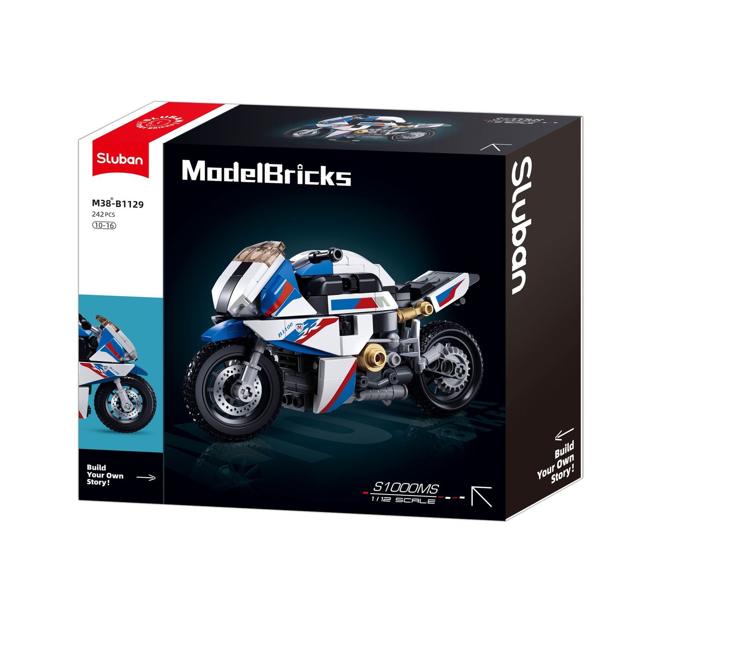 Sluban Model Bricks Motorfiets 1000RR M38-B1129