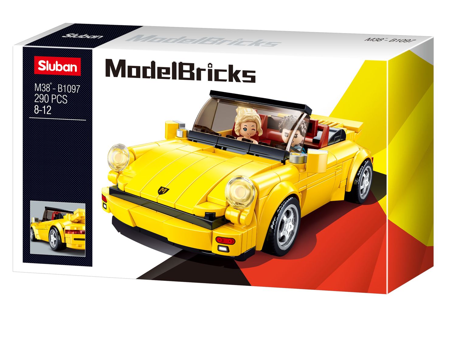 Sluban Model Bricks Duitse Sportwagen M38-B1097