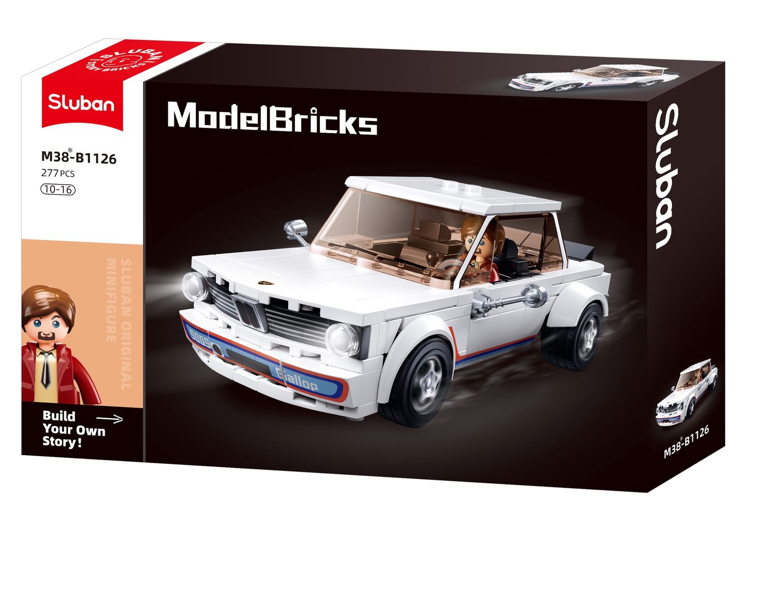 Sluban Model Bricks 2002 Klassieke Auto M38-B1126