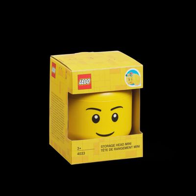 LEGO Mini-jongensopberghoofd Geel