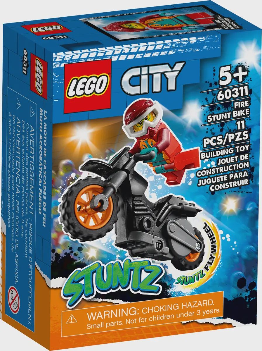LEGO City Vuur stuntmotor 60311