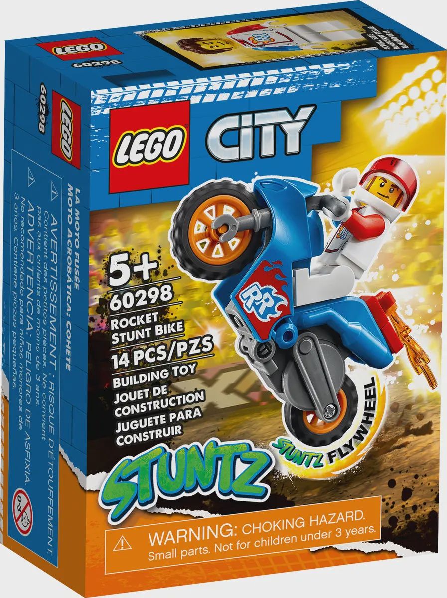 LEGO City Raket stuntmotor 60298