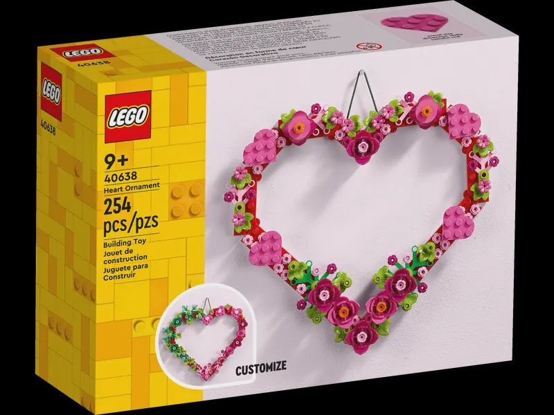 LEGO Holiday &amp; Event Hartvormige versiering 40638