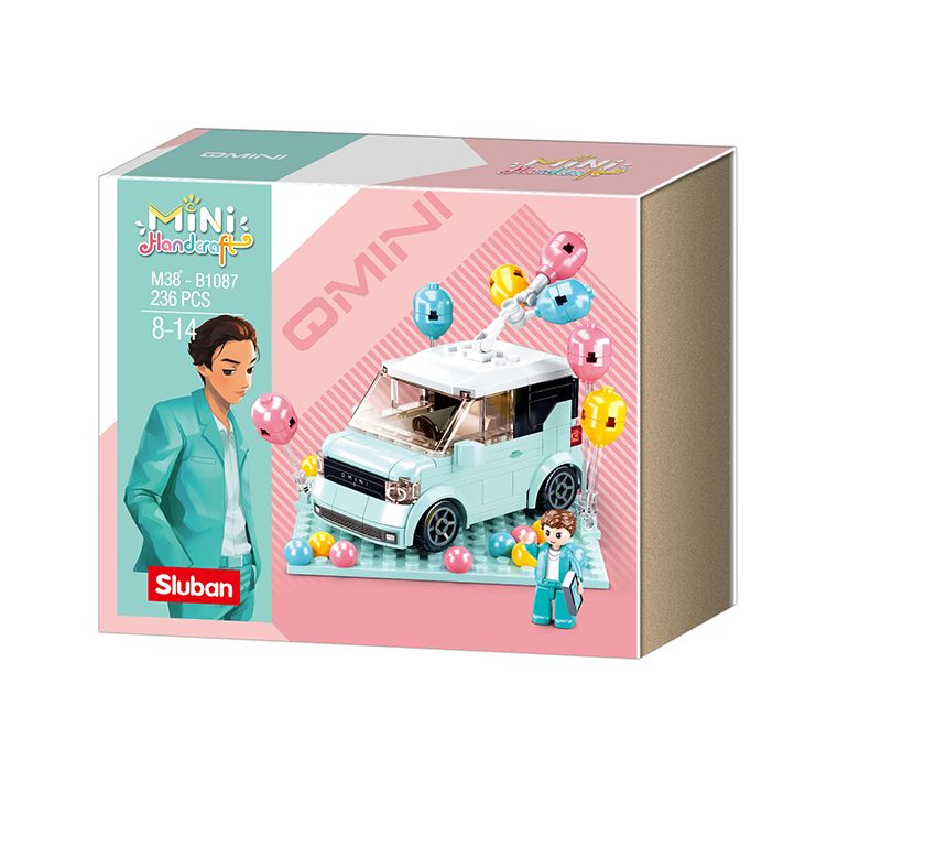 Sluban Girls Dream Qmini Groene Mini Auto M38-B1087