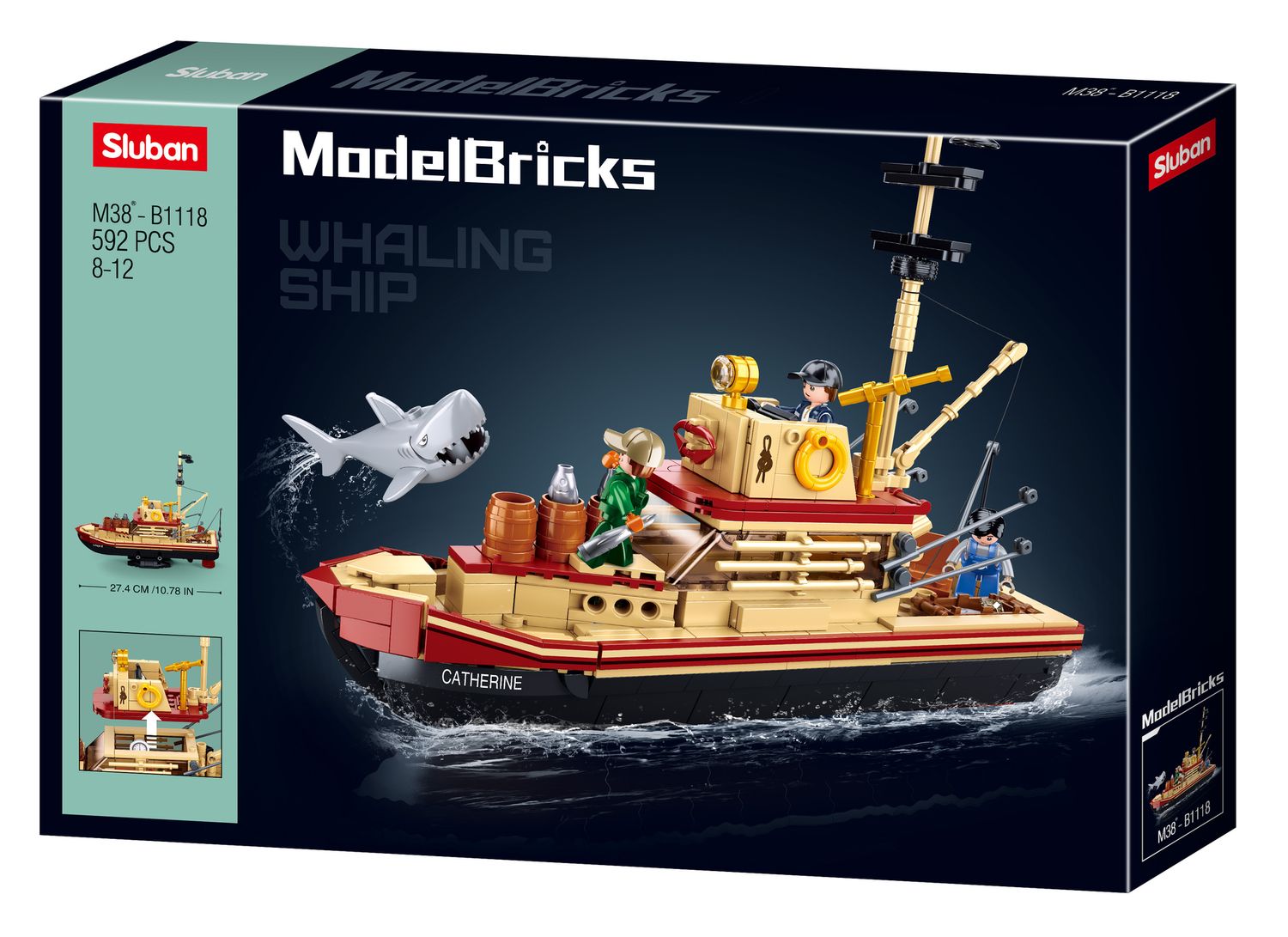 Sluban Model Bricks De Grote Haai M38-B1118