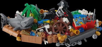 LEGO VIP Piraten en schatten VIP uitbreidingspakket (polybag) 40515