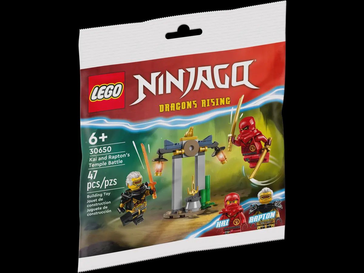 LEGO Ninjago Tempelstrijd van Kai en Rapton &amp; Toernooi trainingsveld (Polybag) 30650