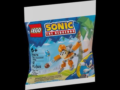 LEGO Sonic the Hedgehog Kiki&#39;s kokosnotenaanval &amp; Steve en babypanda (Polybag) 30676