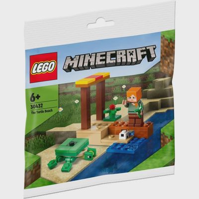 LEGO Minecraft Strand met Schildpad (Polybag) 30432