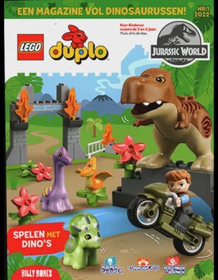 LEGO tijdschrift DUPLO Dino 2022 Nr1
