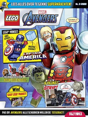 LEGO tijdschrift Marvel Avengers 2022 Nr2 - Captain America