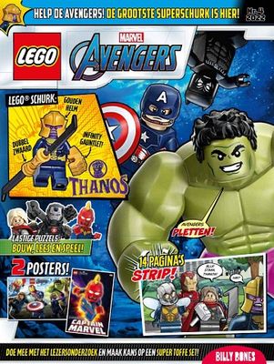 LEGO tijdschrift Marvel Avengers 2022 Nr4 - Thanos