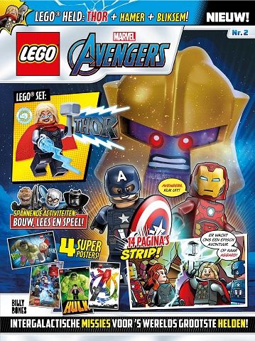 LEGO tijdschrift Marvel Avengers 2021 Nr2 - Thor