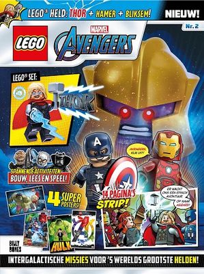 LEGO tijdschrift Marvel Avengers 2021 Nr2 - Thor