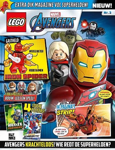 LEGO tijdschrift Marvel Avengers 2021 Nr3 - Iron Spiderman
