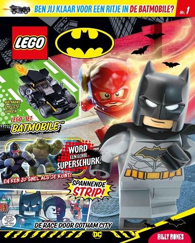 LEGO tijdschrift Batman 2022 Nr1 - Batmobile