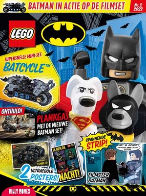 LEGO tijdschrift Batman 2022 Nr2 - Batcycle