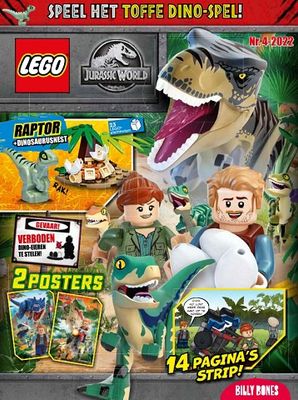 LEGO tijdschrift Jurassic World 2022 Nr4 - Mini-build &amp; Dino