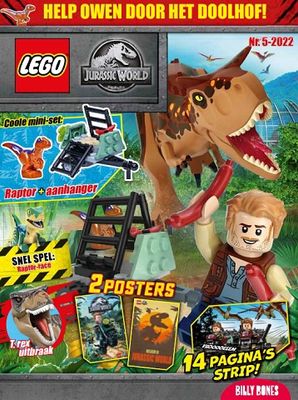 LEGO tijdschrift Jurassic World 2022 Nr5 -Mini-build &amp; Dino