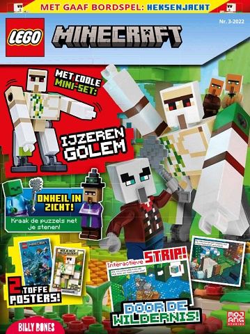 LEGO tijdschrift Minecraft 2022 Nr3 - Ijzeren Golem