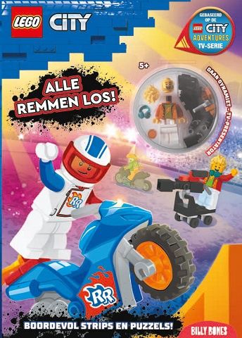 LEGO tijdschrift City Alle remmen los! - Minifigure
