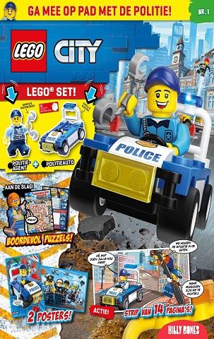 LEGO tijdschrift City 2022 Nr1 - Mini-build &amp; Minifigure