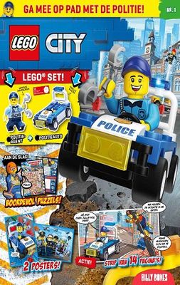 LEGO tijdschrift City 2022 Nr1 - Mini-build &amp; Minifigure