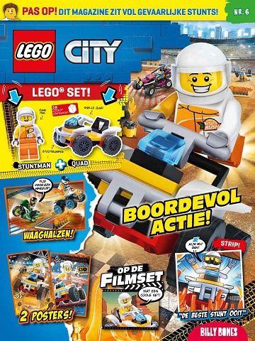 LEGO tijdschrift City 2021 Nr6 - Mini-build &amp; Minifigure